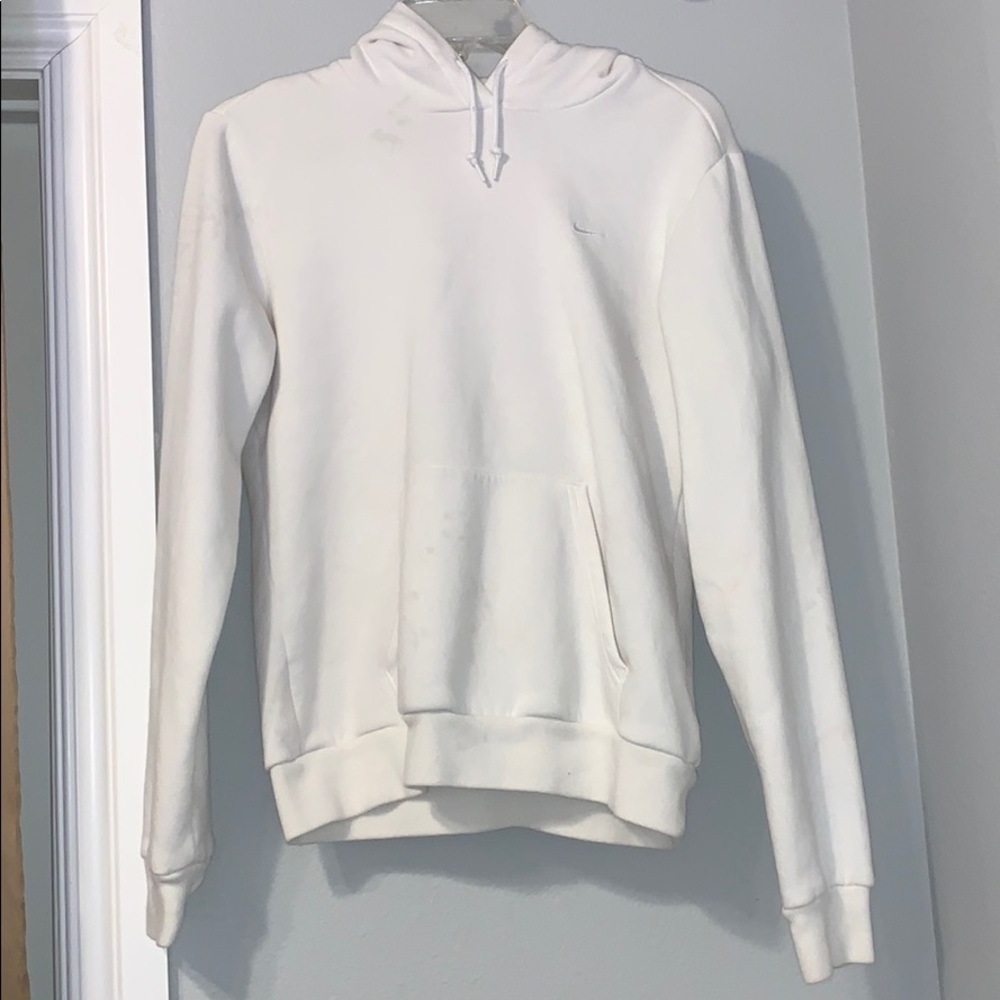 white nike hoodie